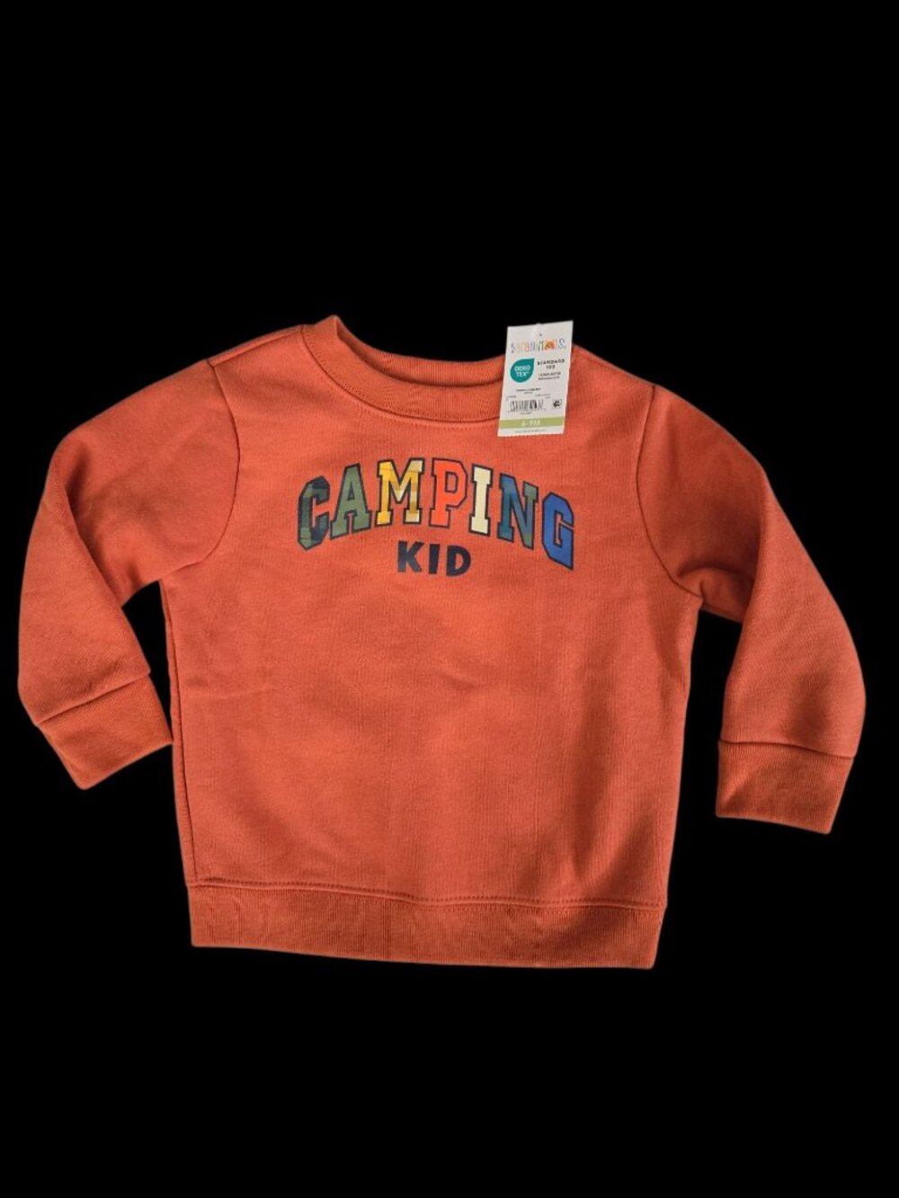 NWT Infant Fleece Sweatshirt Size 6-9M – Camping Logo Print Pullover